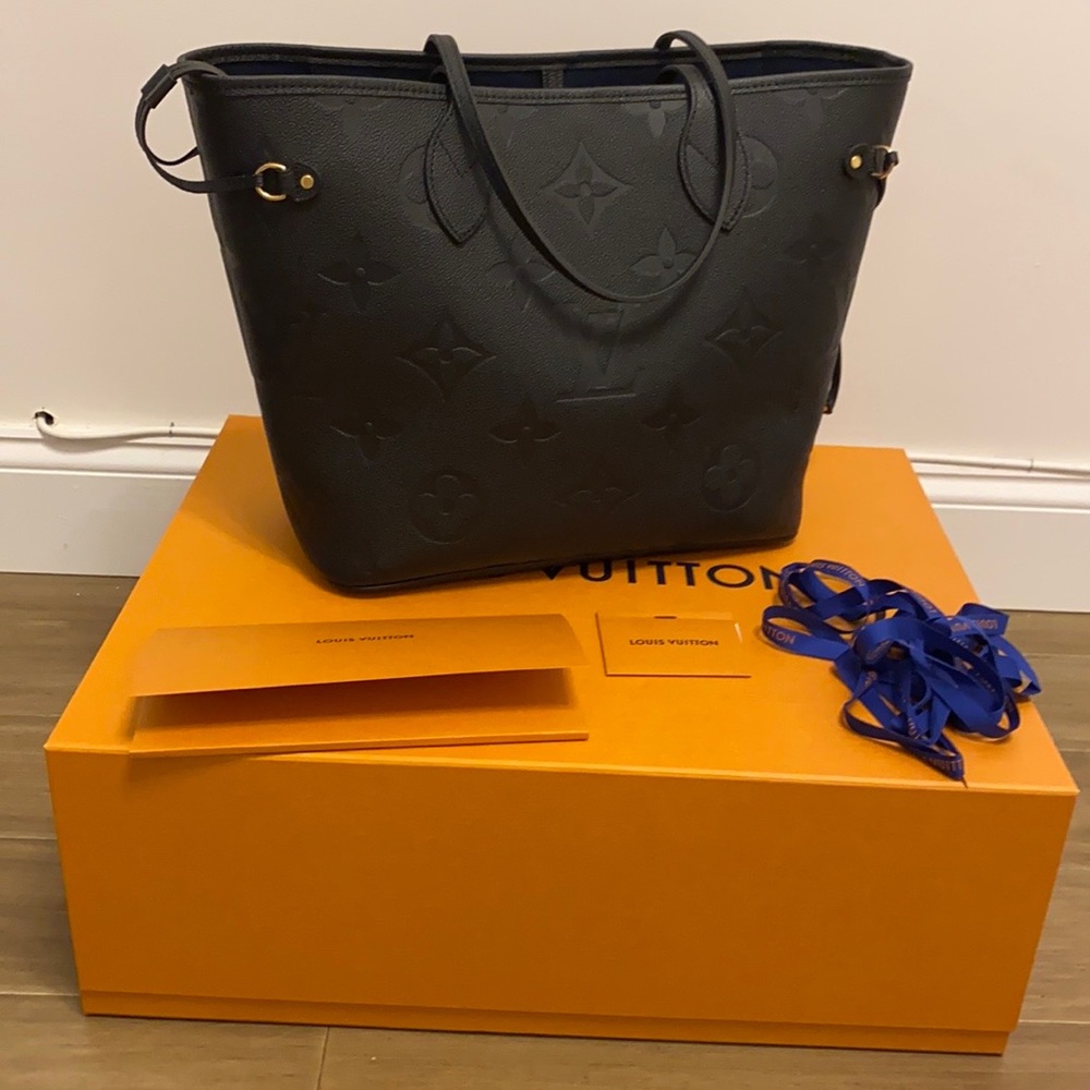 🖤 Louis Vuitton Neverfull MM Emprienter Noir